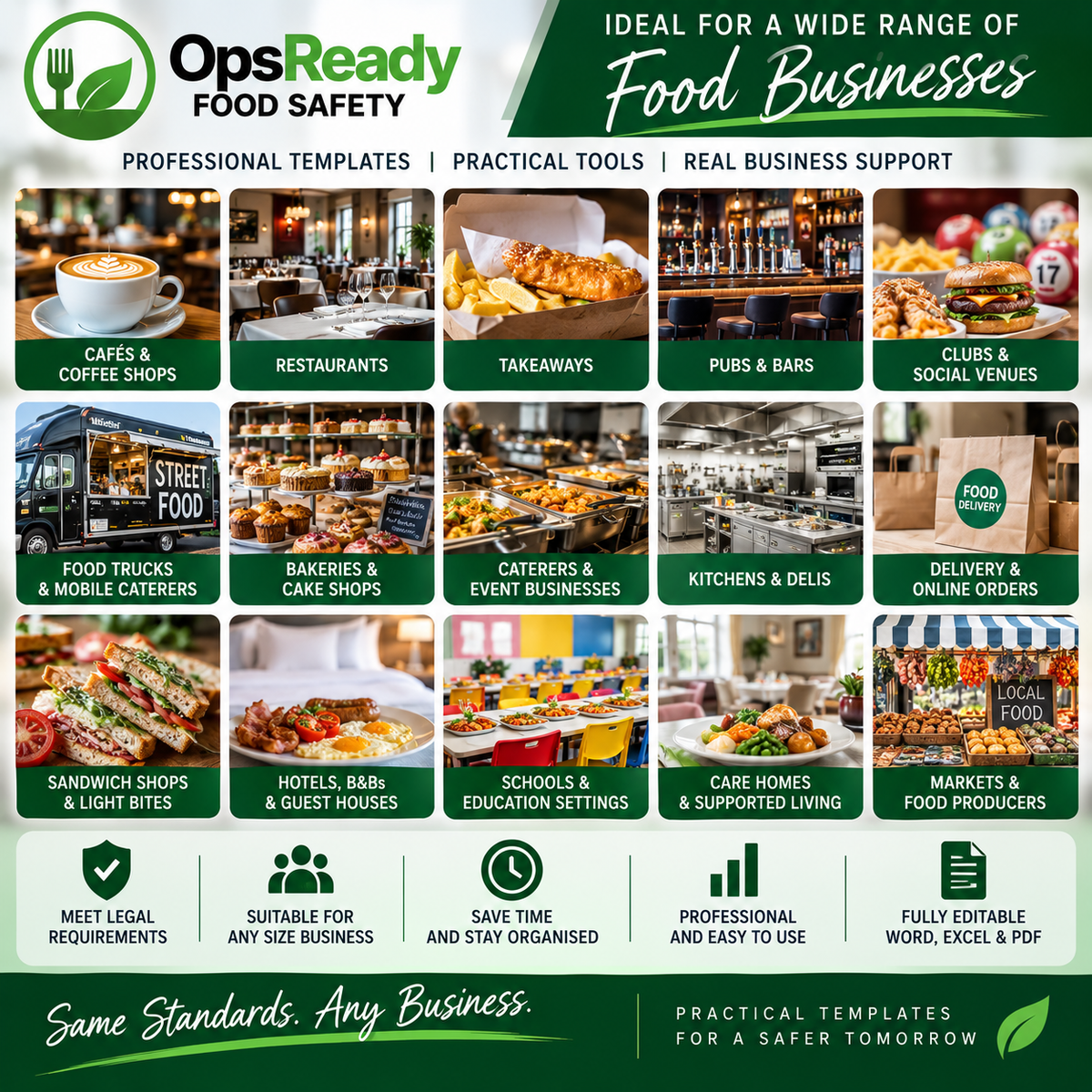 UK Food Safety Management System Pack – Editable HACCP Documents & Allergen Matrix