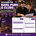 Bars, Pubs and Clubs venue management templates and document previews